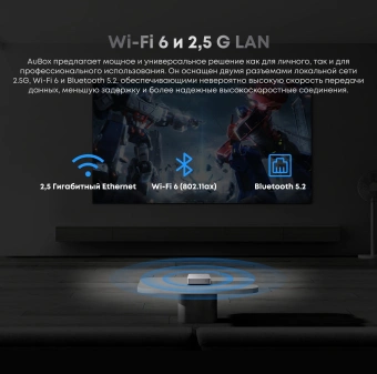 ПК Мини Chuwi AuBox Core i9 13900HK (2.6) 16Gb SSD512Gb Iris Xe Windows 11 Pro 2x2.5GbitEth WiFi BT 120W серебристый/черный - купить недорого с доставкой в интернет-магазине