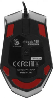 Мышь A4Tech Bloody A60A черный оптическая 6200dpi USB 8but (A60 ACTIVATED) - купить недорого с доставкой в интернет-магазине