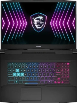 Ноутбук MSI Katana 17 B2RVEK-1618XRU Core 5 210H 16Gb SSD1Tb NVIDIA GeForce RTX4050 6Gb 17.3" IPS FHD (1920x1080) FreeDOS black WiFi BT Cam (9S7-17L591-1618) - купить недорого с доставкой в интернет-магазине
