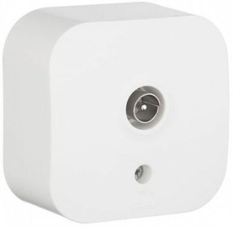 Розетка телев. Legrand Quteo 782215 откр. белый - купить недорого с доставкой в интернет-магазине