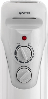 Радиатор масляный Vitek VT-1708 1500Вт белый - купить недорого с доставкой в интернет-магазине