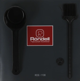 Кофемашина Rondell RDE-1108 1350Вт черный/серебристый - купить недорого с доставкой в интернет-магазине