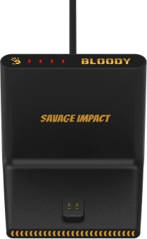 Мышь A4Tech Bloody R72 Ultra Duo Renegade черный оптическая 20000dpi беспров. USB/USB-C 7but - купить недорого с доставкой в интернет-магазине