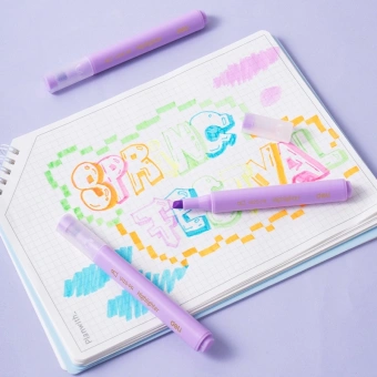 Текстовыделитель Deli EU12S-PR скошенный пиш. наконечник 1-5мм фиолетовый коробка картонная - цена, купить или заказать с доставкой в интернет-магазине Текстовыделитель Deli EU12S-PR скошенный пиш. наконечник 1-5мм фиолетовый коробка картонная - купить недорого с доставкой в интернет-магазине