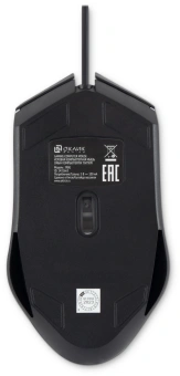Мышь Оклик 398G черный оптическая 2400dpi USB для ноутбука 4but (1431665) - купить недорого с доставкой в интернет-магазине