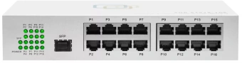 Коммутатор SNR SNR-S1916-1GS (L2) 16x100Мбит/с 1SFP неуправляемый - купить недорого с доставкой в интернет-магазине