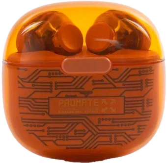 Гарнитура вкладыши Padmate S31 оранжевый беспроводные bluetooth в ушной раковине (S31 ORANGE) - купить недорого с доставкой в интернет-магазине