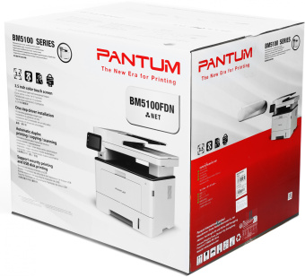 МФУ лазерный Pantum BM5100FDN A4 Duplex Net белый - купить недорого с доставкой в интернет-магазине