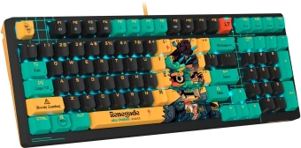 Клавиатура A4Tech AT98 Renegade черный/зеленый USB for gamer LED (AT98) кабель 1.8м - купить недорого с доставкой в интернет-магазине