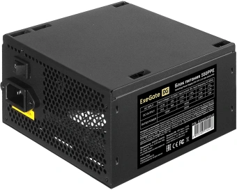 Блок питания Exegate ATX 550W 550PPE 80+ (20+4pin) APFC 120mm fan 5xSATA - купить недорого с доставкой в интернет-магазине
