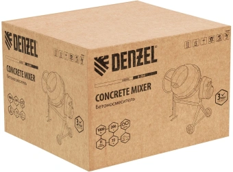 Бетономешалка Denzel B-200 электрич. бар.:200л г.р.:110л 1000Вт (95424) - купить недорого с доставкой в интернет-магазине