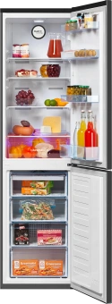 Холодильник Beko B3R0CNK332HX 2-хкамерн. антрацит - купить недорого с доставкой в интернет-магазине