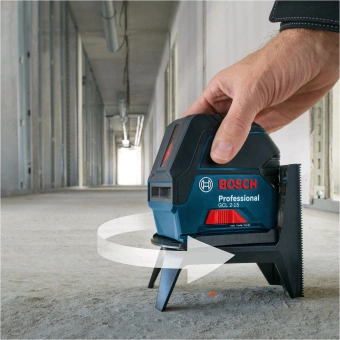 Нивелир лазерн. Bosch GCL 2-15 + RM1 + BM3 clip 2кл.лаз. 650нм цв.луч. красный (0601066E02) - купить недорого с доставкой в интернет-магазине