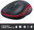 Мышь Logitech M185 черный/красный оптическая 1000dpi беспров. USB для ноутбука 2but (910-002633) - купить недорого с доставкой в интернет-магазине