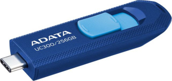 Флеш Диск A-Data 256GB Type-C UC300 ACHO-UC300-256G-RNB/BU USB3.2 синий/голубой - купить недорого с доставкой в интернет-магазине