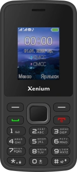 Мобильный телефон Xenium X175 черный моноблок 2Sim 1.77" 128x160 Nucleus GSM900/1800 MP3 FM - купить недорого с доставкой в интернет-магазине