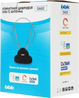 Антенна телевизионная BBK DA02 пассивная - купить недорого с доставкой в интернет-магазине