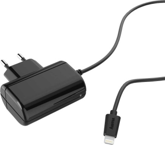 Сетевое зар./устр. Hama H-183267 5W 1A для Apple черный (00183267) - купить недорого с доставкой в интернет-магазине