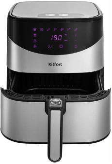 Аэрогриль Kitfort КТ-2231 1700Вт серебристый - купить недорого с доставкой в интернет-магазине