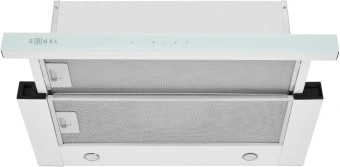 Вытяжка встраиваемая Zugel ZHT652GW белый управление: сенсорное (1 мотор) - купить недорого с доставкой в интернет-магазине