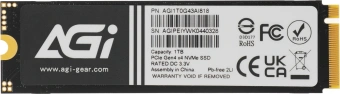 Накопитель SSD AGi PCIe 4.0 x4 1TB AGI1T0G43AI818-CB M.2 2280 - купить недорого с доставкой в интернет-магазине