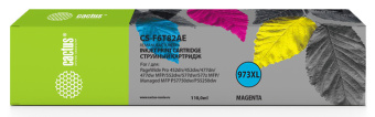 Картридж струйный Cactus CS-F6T82AE 973XL пурпурный (110мл) для HP PageWide Pro 452dw/Pro 477dw - купить недорого с доставкой в интернет-магазине