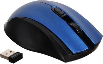 Мышь Acer OMR031 черный/синий оптическая 1600dpi беспров. USB 4but (ZL.MCEEE.008) - купить недорого с доставкой в интернет-магазине