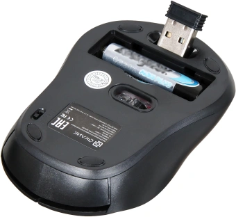 Мышь Оклик 415MW черный оптическая 1600dpi беспров. USB для ноутбука 4but (351684) - купить недорого с доставкой в интернет-магазине