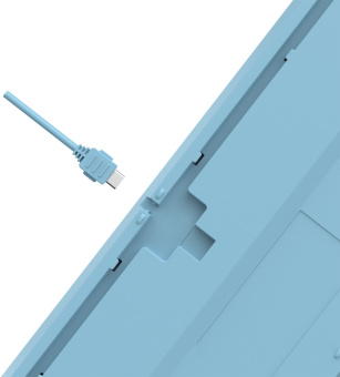 Клавиатура A4Tech Fstyler FS300 механическая белый/синий USB for gamer LED (FS300 PANDA SNOWBOARDING) - цена, купить или заказать с доставкой в интернет-магазине Клавиатура A4Tech Fstyler FS300 механическая белый/синий USB for gamer LED (FS300 PANDA SNOWBOARDING) - купить недорого с доставкой в интернет-магазине