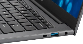 Ноутбук IRU Planio 14INP N-series N100 8Gb SSD256Gb Intel UHD Graphics 14" IPS FHD (1920x1080) Windows 11 Professional grey WiFi BT Cam 5000mAh - купить недорого с доставкой в интернет-магазине