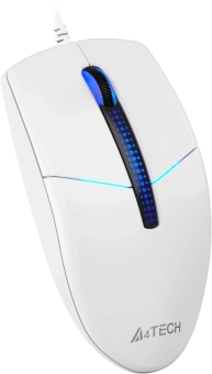 Мышь A4Tech N-530S белый оптическая 1200dpi USB 2but - купить недорого с доставкой в интернет-магазине