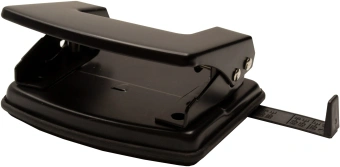 Дырокол Silwerhof Daily макс.:20лист. металл черный отв.:2 с линейкой - купить недорого с доставкой в интернет-магазине