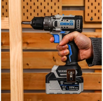 Дрель-шуруповерт Deko Loner 20V One аккум. патрон:быстрозажимной (085-1004) - купить недорого с доставкой в интернет-магазине