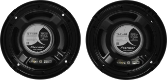Колонки автомобильные Pioneer TS-F1634R (без решетки) 200Вт 88дБ 4Ом 16см (6дюйм) (ком.:2кол.) коаксиальные двухполосные - купить недорого с доставкой в интернет-магазине