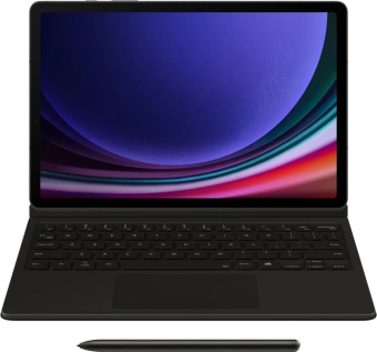 Чехол-клавиатура Samsung для Samsung Galaxy Tab S9/S9 FE/S10 FE/S10 Lite Book Cover Keyboard поликарбонат/полиуретан черный (EF-DX725UBRGRU) - купить недорого с доставкой в интернет-магазине