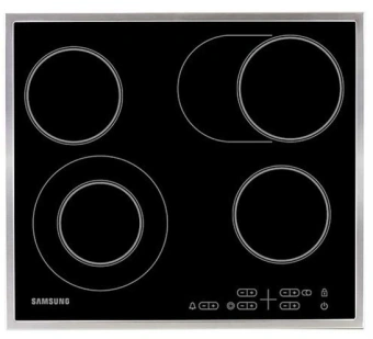 Варочная поверхность Samsung NZ64T3516CK/WT черный - купить недорого с доставкой в интернет-магазине