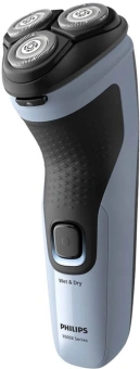 Бритва роторная Philips X3003/00 реж.эл.:3 питан.:аккум. голубой/черный - купить недорого с доставкой в интернет-магазине