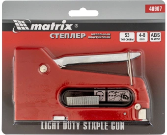 Степлер ручной Matrix 40907 скобы тип 53 (4-8мм) - купить недорого с доставкой в интернет-магазине