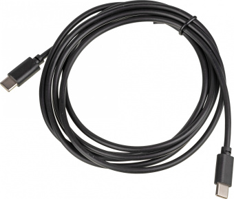 Кабель USB Type-C (m)-USB Type-C (m) 2м черный - купить недорого с доставкой в интернет-магазине