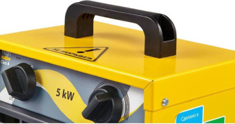 Тепловая пушка электрическая Ballu BHP-ME-5 5000Вт желтый/черный - купить недорого с доставкой в интернет-магазине