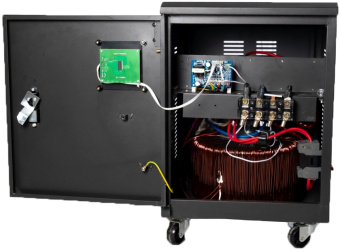 Стабилизатор напряжения Ресанта СПН-17000 однофазный серый (63/6/29) - купить недорого с доставкой в интернет-магазине