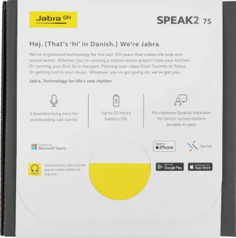 Спикерфон Jabra Speak2 темно-серый (2775-319) - купить недорого с доставкой в интернет-магазине