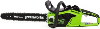 Цепная пила Greenworks GD40CS18 аккум. 3600Вт 4.89л.с. дл.шины:18" (45cm) (2009607) - купить недорого с доставкой в интернет-магазине