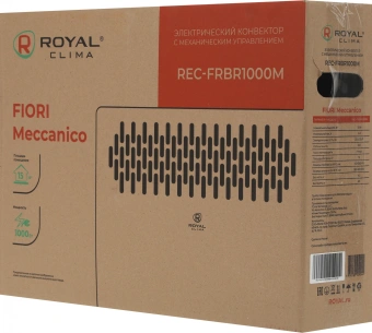 Конвектор Royal Clima Fiori Meccanico REC-FRBR1000M 1000Вт черный - купить недорого с доставкой в интернет-магазине