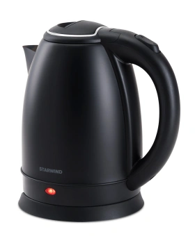 Чайник электрический Starwind SKS2051 1.8л. 1800Вт черный корпус: металл/пластик - купить недорого с доставкой в интернет-магазине