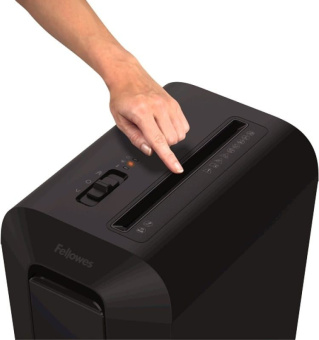 Шредер Fellowes PowerShred LX65 черный (секр.P-4) перекрестный 10лист. 22лтр. скрепки скобы пл.карты - купить недорого с доставкой в интернет-магазине