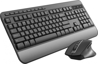 Клавиатура + мышь Оклик S290W клав:черный мышь:черный USB беспроводная Multimedia (351701) - купить недорого с доставкой в интернет-магазине