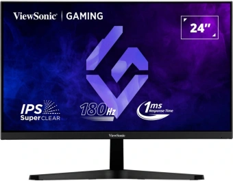 Монитор ViewSonic 23.8" VX24G1-HD черный IPS LED 16:9 HDMI матовая 300cd 178гр/178гр 1920x1080 180Hz G-Sync DP FHD 2.7кг - купить недорого с доставкой в интернет-магазине