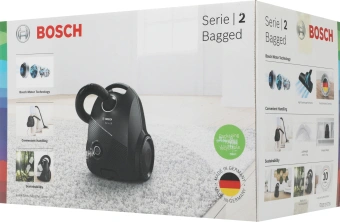 Пылесос Bosch BGBS2LB1 600Вт черный - купить недорого с доставкой в интернет-магазине