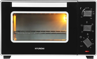 Мини-печь Hyundai MIO-HY093 28л. 1600Вт черный - купить недорого с доставкой в интернет-магазине